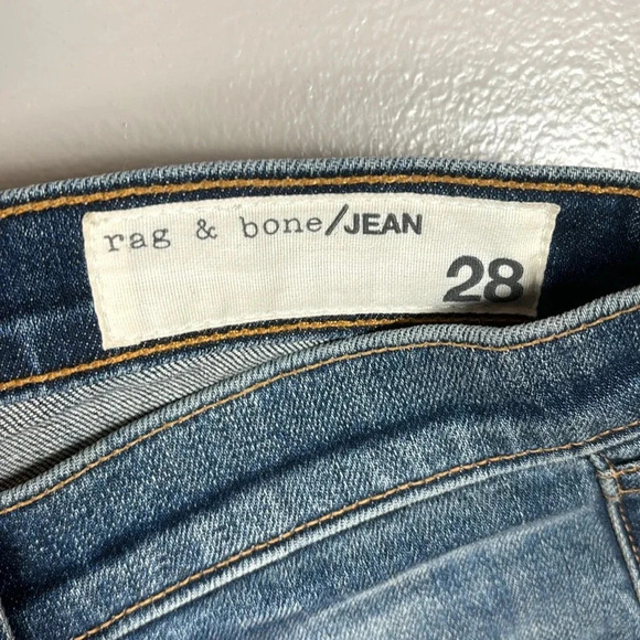 Rag & Bone The Dre Straight Leg Denim Jeans - Picture 7 of 9